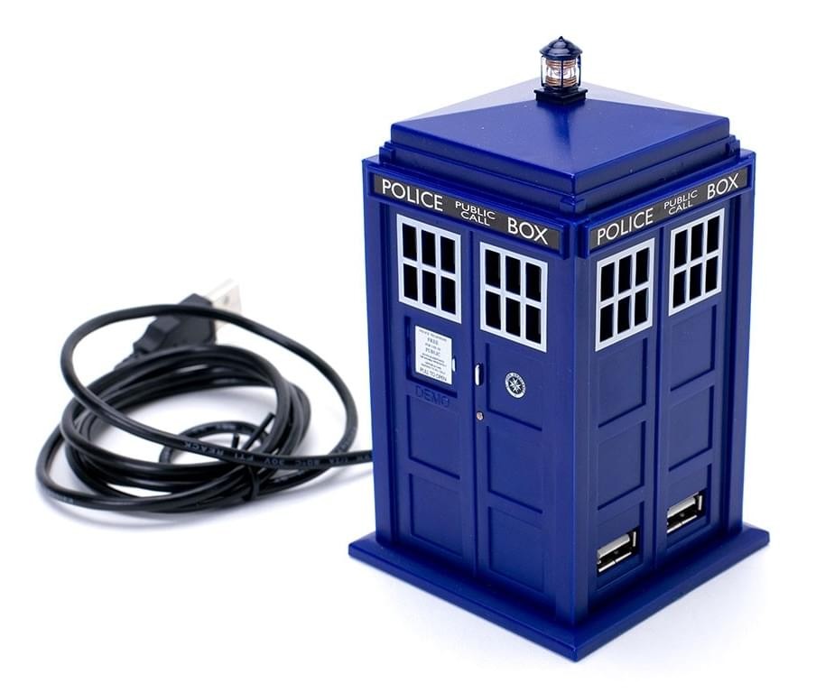 Doctor Who 11th Doctor Tardis 4 Port USB Hub