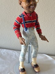 Vintage STEVE URKEL FAMILY MATTERS 19” Talking Doll – TGIF TV – 1991 Hasbro