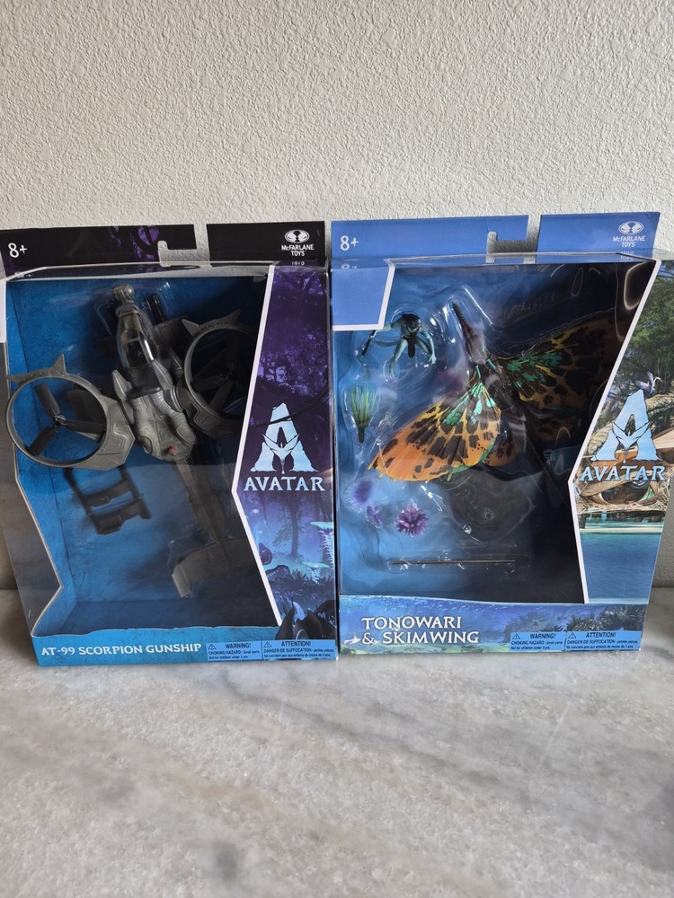 McFarlane Toys Avatar World of Pandora AT-99 Gunship Tonowari Skimwing Boxed New