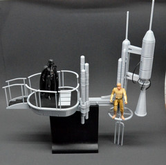 STAR WARS BESPIN DUEL PLAYSET CUSTOM DIORAMA 1:18 3.75″ SCALE FIGURE