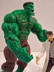 The Incredible Hulk “Gamma Punch Hulk W/ Bruce Banner” Figures 2004 ToyBiz