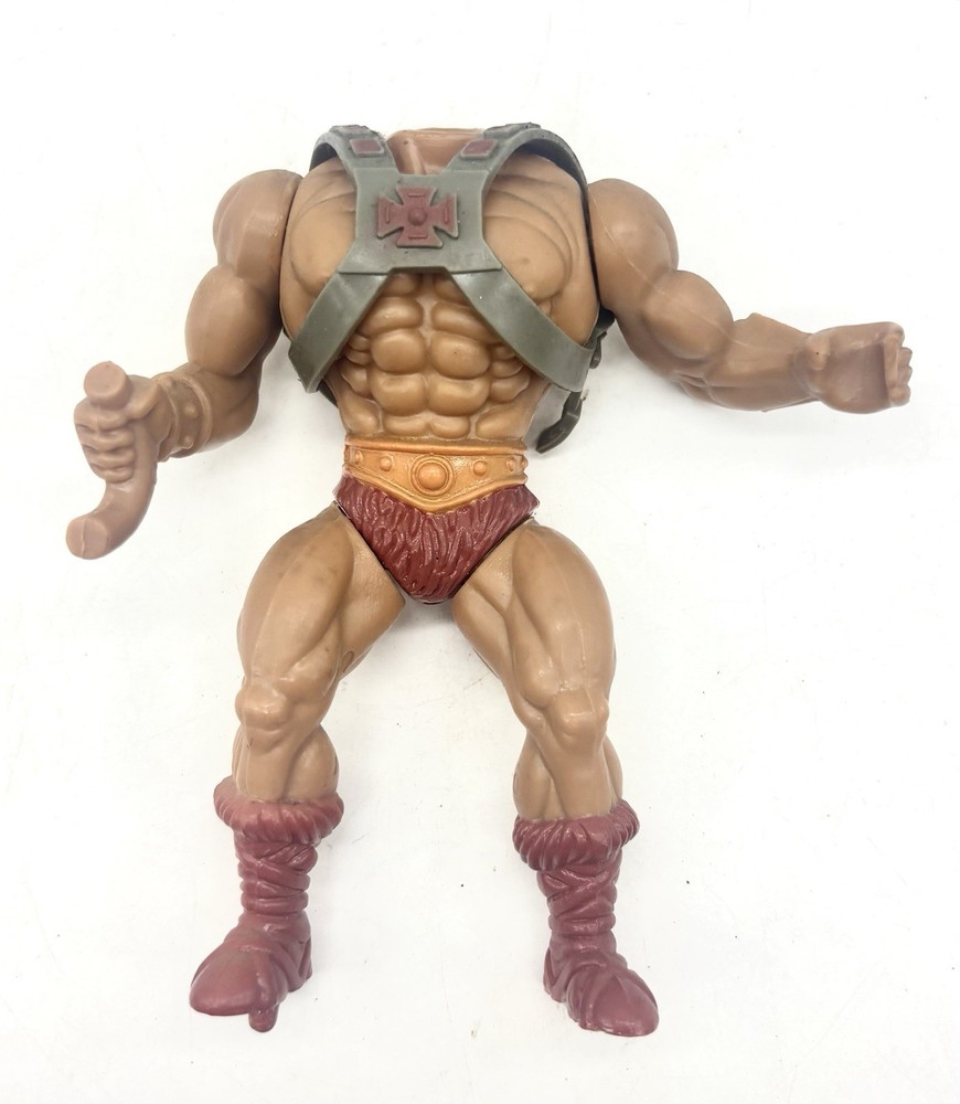 He-Man MOTU Talking Electric Toothbrush Holder Vintage 1984 Figure Armor Part