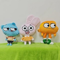 Amazing World of Gumball Plush – Big Eyed Gumball Soft Doll