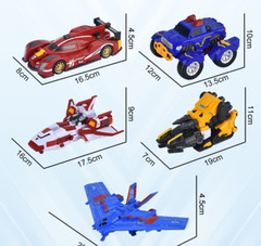 Tobot V Galaxy Detectives 8″ Transform Figure Boys Toy Car Truck Vehicle Robot