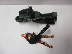 GI Joe Classified Series Scarlett and Motorcycle