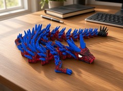 3D Printed Articulating Spider Dragon