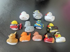 12 NEW Animolds Quack Pack Lot Rubber Ducks Texas Jackson Tempura Quackson
