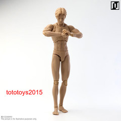 US Mirrfig MF001 1/12 Male Pale /Yellow thin Super Flexible Head Figure Body