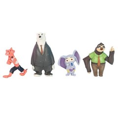 Zootopia Animals PVC Figures Cake Topper Party Toys Gift – 12 Pcs Set
