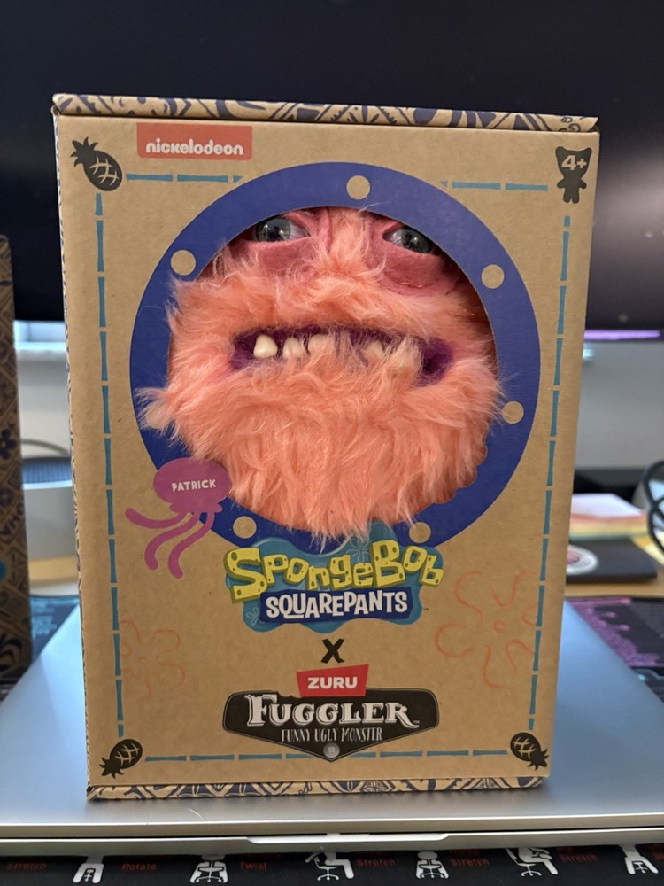 Fuggler SPONGEBOB SQUAREPANTS PATRICK Nickelodeon Funny Ugly Monster NEW