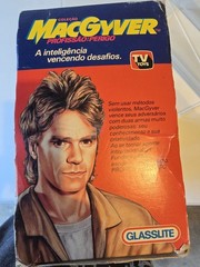MACGYVER GLASSLITE Fenix Moto Motorcycle (Red) Unused 1980s TV SERIES W/Acrylic