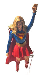 McFarlane DC Multiverse Supergirl + CUSTOM Head & Flight Stand