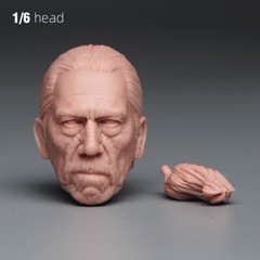1:6 Danny Trejo Head Sculpt Carved Model For 12″ Male Action Figure Doll Body