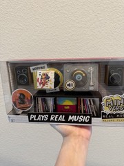 MGA’s Miniverse Real Music Record Player Mini Collectibles Mini Playable Record