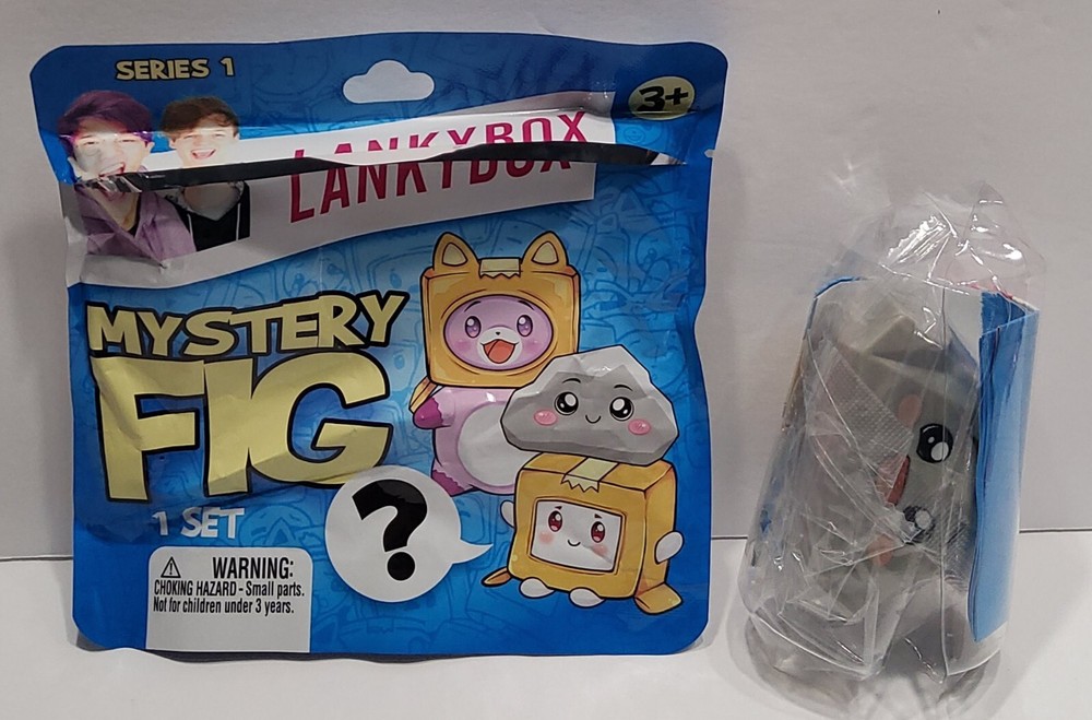 ROCKY LankyBox Mystery Fig Blind Bag Mini Gray Rock Figure Lanky Box S1
