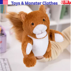 Animal Hand Puppet Plush Toy Soft Stuffed Doll Kids Gift Husky Fox Bear