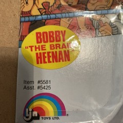 WWF LJN wrestling superstars Bobby “the brain” Heenan wrestling figure W/Poster