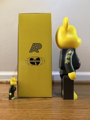 Bearbrick Wu-Tang Clan/Albino & Preto Shaolin Protect Ya Neck Be@rbrick 400/100%