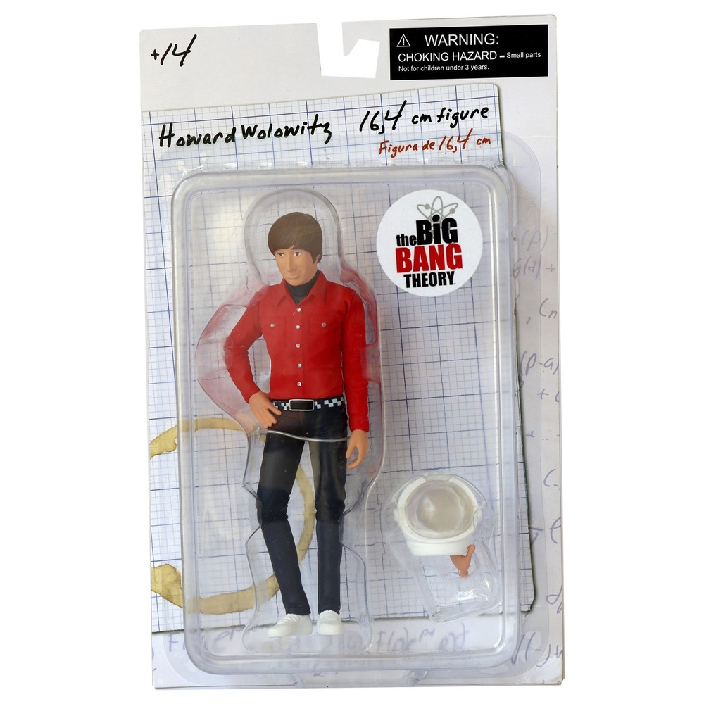 SD Toys The Big Bang Theory: Howard Wolowitz Action Figure, 6″ 6″, Red