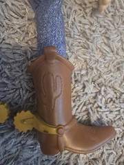 Thinkway Toy Story Lots O Laughs Woody Pull String Stomach Giggle w/Hat