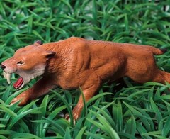 Saber Toothed Tiger Animal Toy PVC Action Figure Kids Toys Party Gifts