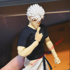 1/12 Custom Hands + shoes + head sculpt For 6” Jujutsu Kaisen Satoru Gojo set