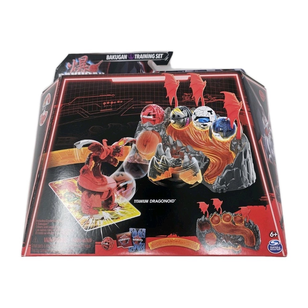 Bakugan Dragon Clan Themed Training Set Customizable Playset with Figures