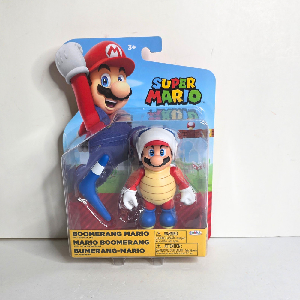 Super Mario – Boomerang Mario – Jakks Pacific 4 in Action Figure – NEW