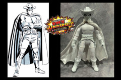 Custom 8″ Mego Scale Ghost Rider Carter Slade Complete Action Figure with Box