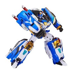 Metal Cardbot W Bluecop W Transforming Robot Toy New Sealed Korea !!!