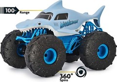 Monster Jam Megalodon Remote Control Truck 1:15 RC Car Drives on Water Toy Shark