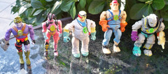 LJN BIONIC SIX 6 COMPLETE SET OF FIGURES KLUNK JACK JD CHOPPER BUNJI REPRO ACC