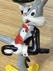 VTG Bugs Bunny Star Dancing PVC Figure Applause 1990 Looney Tunes Cake Topper
