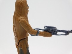 Vintage Star Wars Chewbacca action figure original KENNER 1978 No COO Gun damage