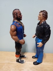 The A-TEAM 1983 Set B.A. Baracus & Face Man Galoob vintage lot RARE TV show MR T
