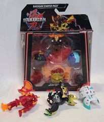 BAKUGAN Generation 3 Special Attack Bruiser Mantid Titanium Trox Starter Pack