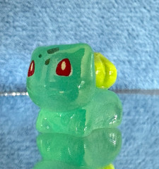 Miniature Resin Pokemon Figures – Set of 13 – Glow in Dark – by BANDAI – NEW