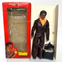 Vintage 1976 Shindana Toys SLADE SUPER AGENT Shaft Figure with BOX