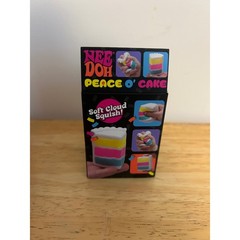 Needoh Peace O’ Cake Multi-Color Sensory Toy for Kids Nee Doh Cake AUTHENTIC