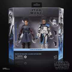 2025 Star Wars Black ANAKIN SKYWALKER & CAPT REX 6″ Hasbro Pulse Exclusive 2-Pk