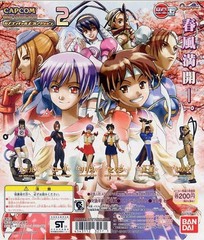 Capcom Gals Collection 2 Figure BANDAI GASHAPON Capsule set of 6
