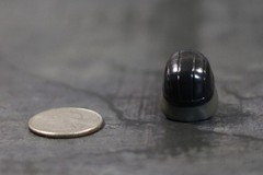 Action Figure Full Face Helmet Head Silver Black Custom Fodder 1:12 Scale