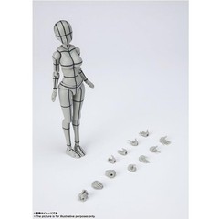 Body-chan Yabuki Edition Figure Wire Frame Gray 5.3 inches New