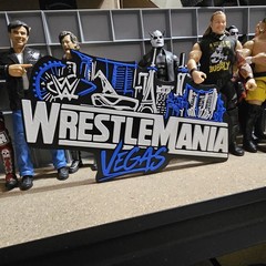 WWE Mattel WrestleMania 42 Vegas Large Logo Accessory V2