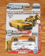 HASBRO SPEED STARS TRANSFORMERS BUMBLEBEE DIE CAST CAR