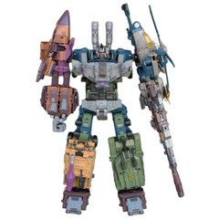 JINBAO Bruticus Warbotron & PREDAKING Feral Rex Oversized Transform Figure