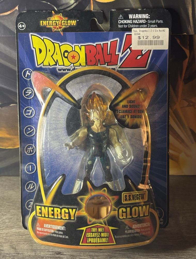Irwin Dragon Ball Z Energy Glow S.S. Vegeta Light Up w/ Sound Figure