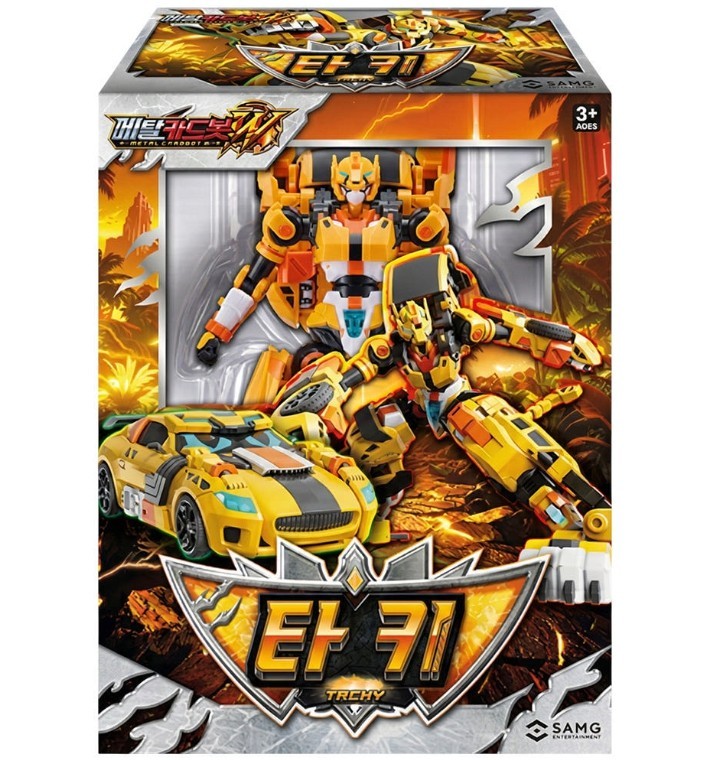 Metal Cardbot W Season3 TACHY Cheetah Transformer Robot Car Kids Toy 2026