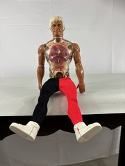 Vintage 1976 Mattel PULSAR Figure 14” Working Inflatable Lungs