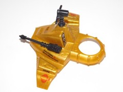 GI Joe 1986 SERPENTORS AIR CHARIOT UPPER Body Part BRIGHT GOLD